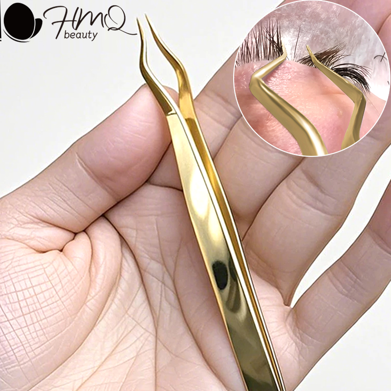 Isolation Tweezer Curved - 5/1 Uds nuevas pinzas de aislamiento