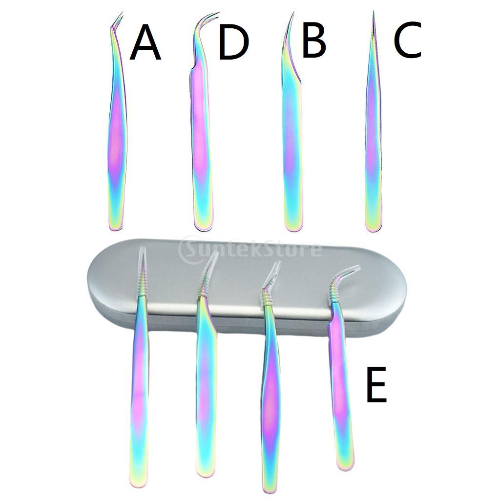 Isolation Tweezer Curved - Pinzas para pestañas profesionales Pinzas con