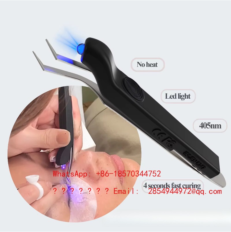 Lash Extension Tweezers - Lámpara UV Inalámbrica de Mano para