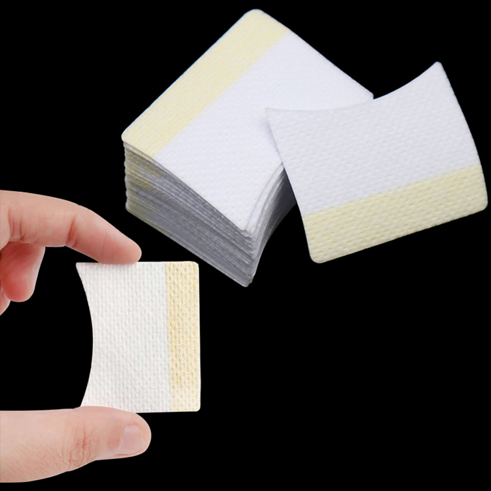 Eyelash Extension Eye Mask - 100/300pcs Parches de algodón desechables para