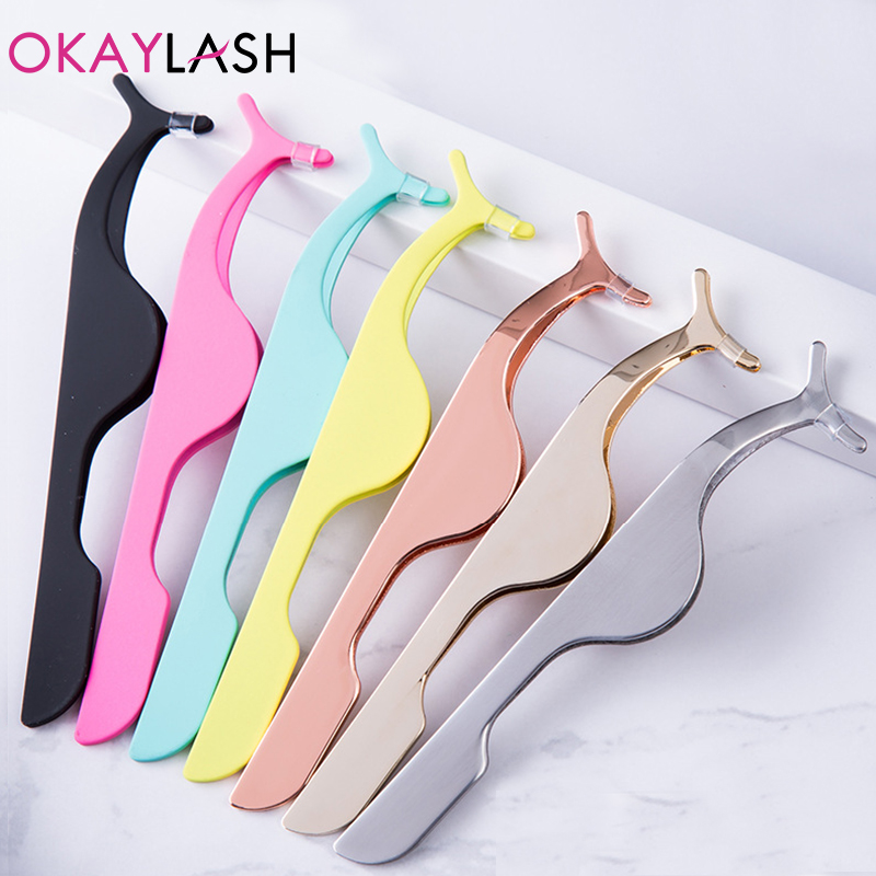 Eyelash Extension Logo - Pinzas para pestañas postizas OKAYLASH de
