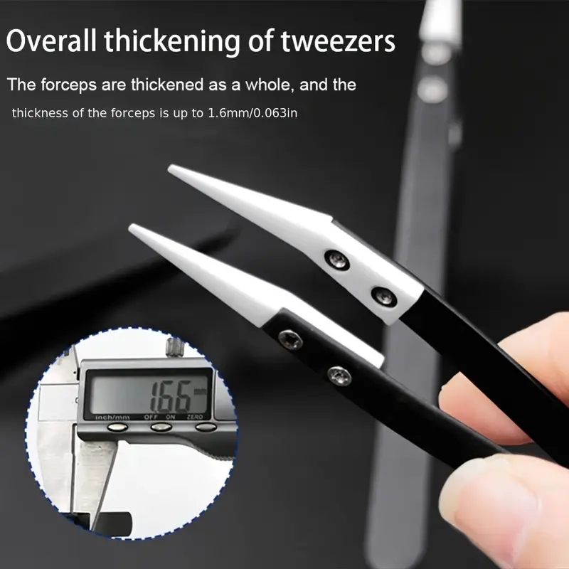 Pinzas antiestáticas de cerámi - Isolation Tweezer Curved reseña y precio