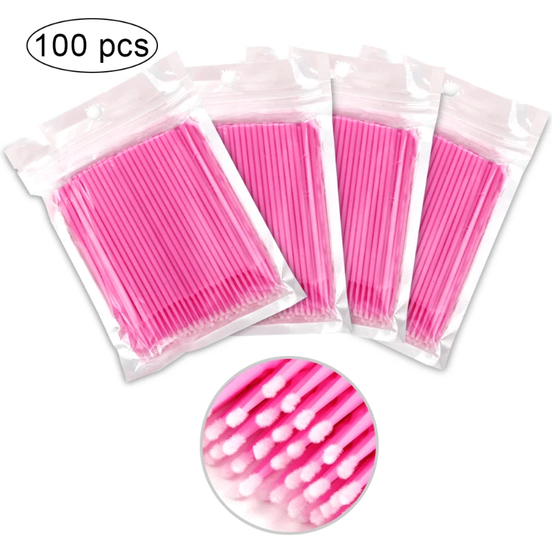 100 unids/bolsa cepillo de pes - Eyelash Extension Removal reseña y precio