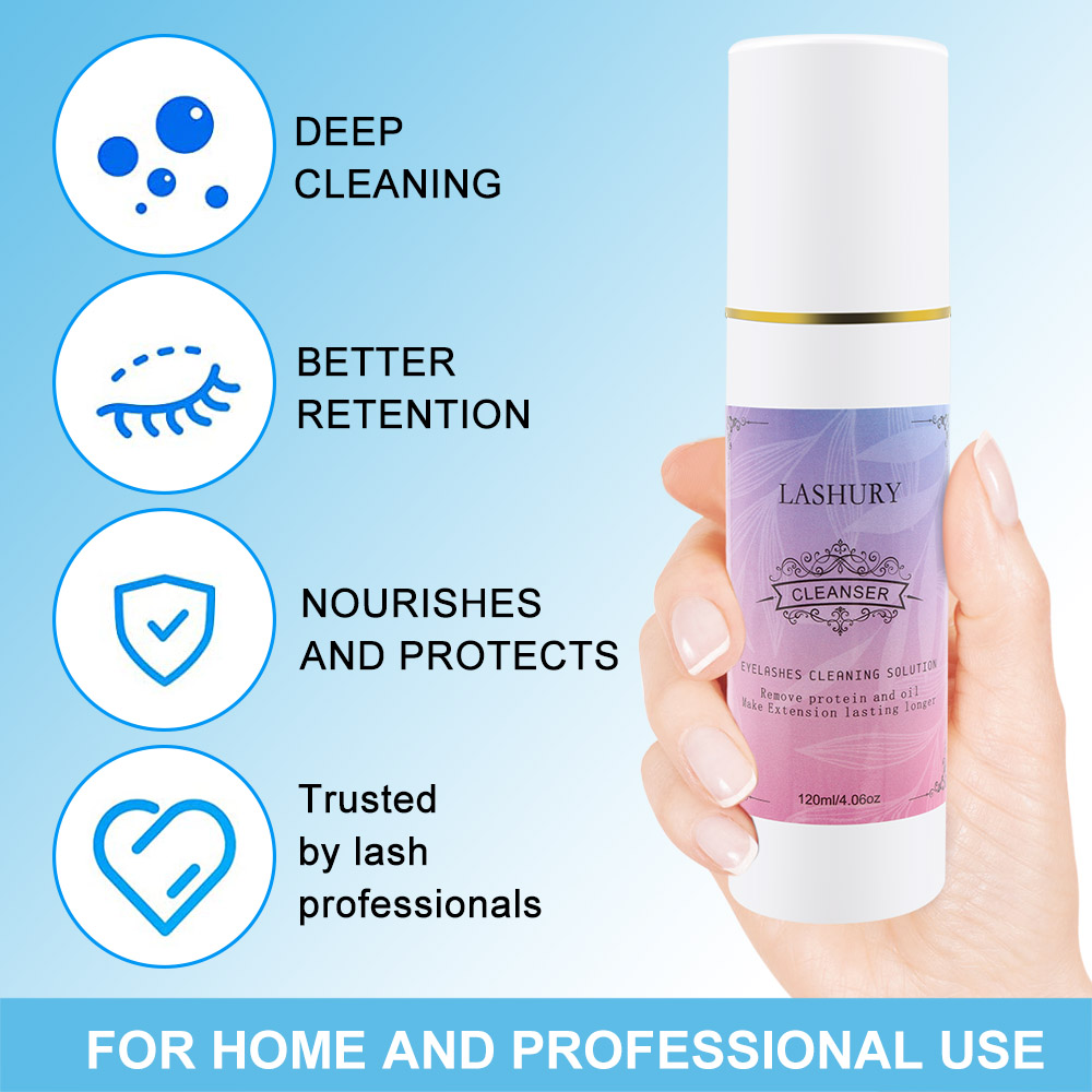 Juego de Mousse de limpieza de - Eyelash Extension For No Eyelid reseña y precio
