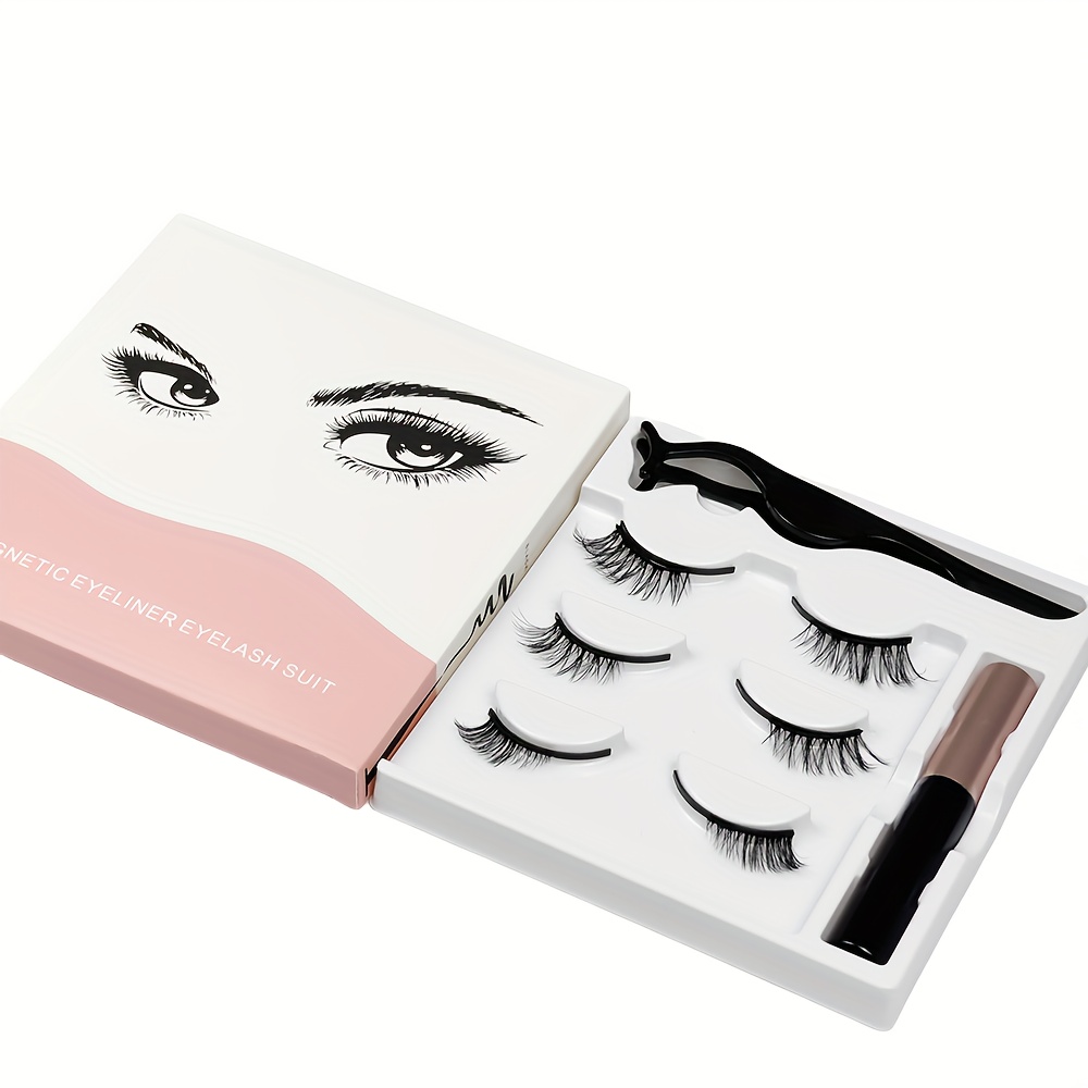 Juego de pestañas magnéticas 3 - Eyelash Extension Permanent reseña y precio