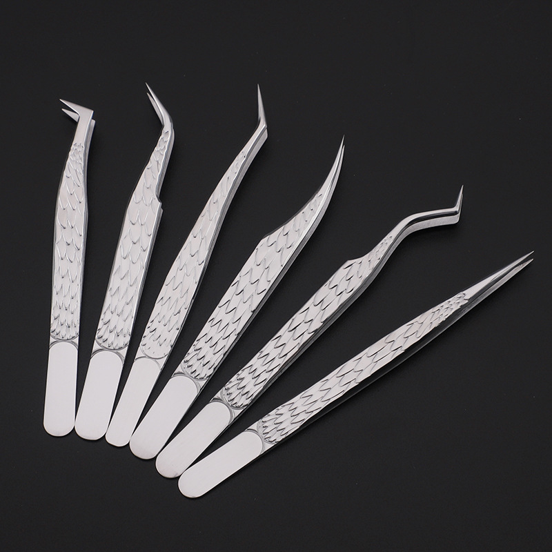 Juego de 6 Pinzas para Pestaña - Isolation Tweezer Curved reseña y precio