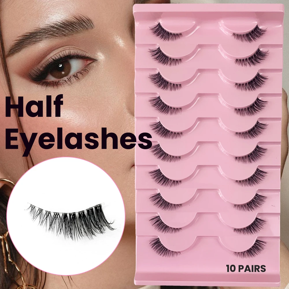AMSDCN 10 pares de pestañas de - Eyelash Extension Medium reseña y precio
