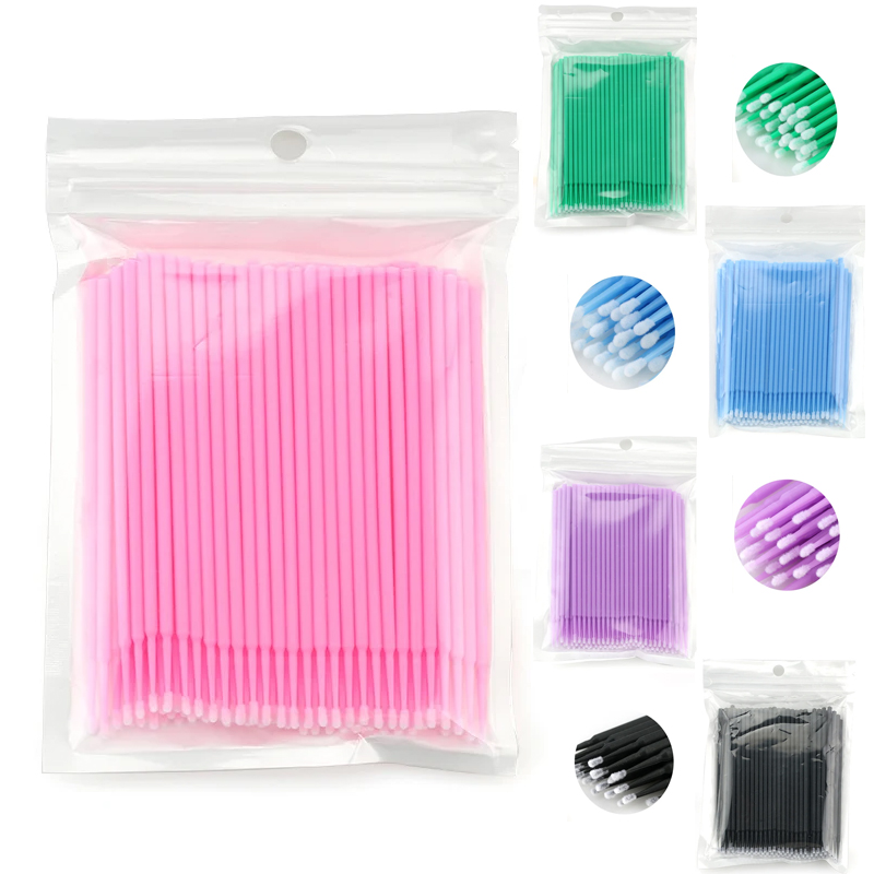 50/100 Uds microcepillos desec - Eyelash Extension Removal reseña y precio