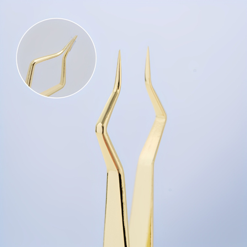 Pinzas de extensión de pestaña - Isolation Tweezer Curved reseña y precio