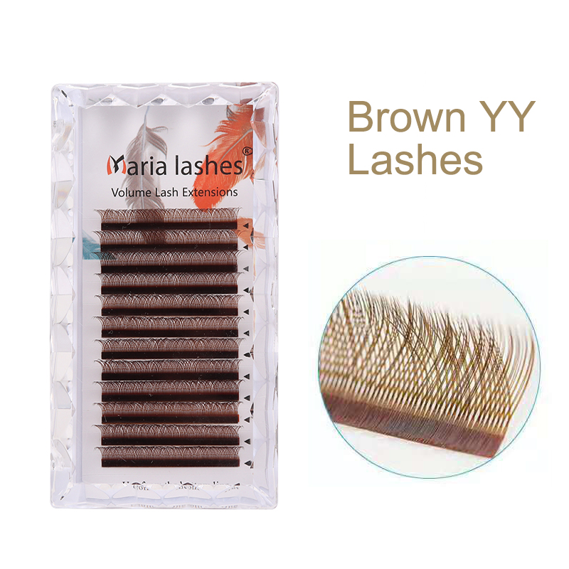 MARIA Brown YY pestañas en for - Eyelash Extension Logo reseña y precio