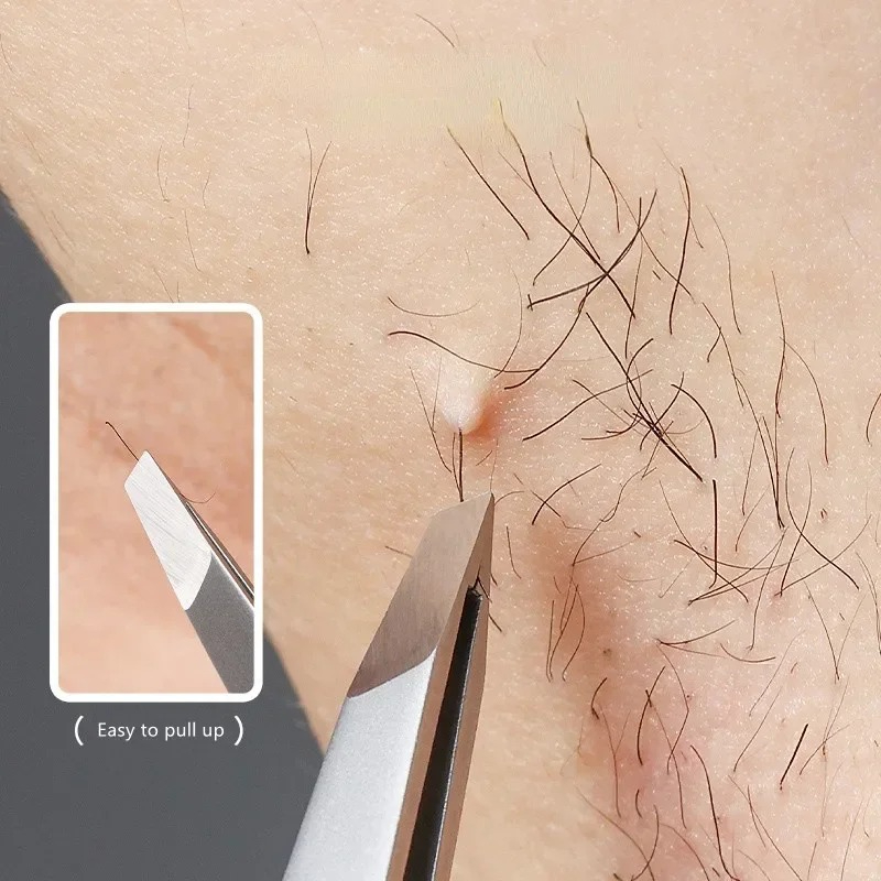Pinzas para cejas oblicuas de  - Eyelash Extension For No Eyelid reseña y precio