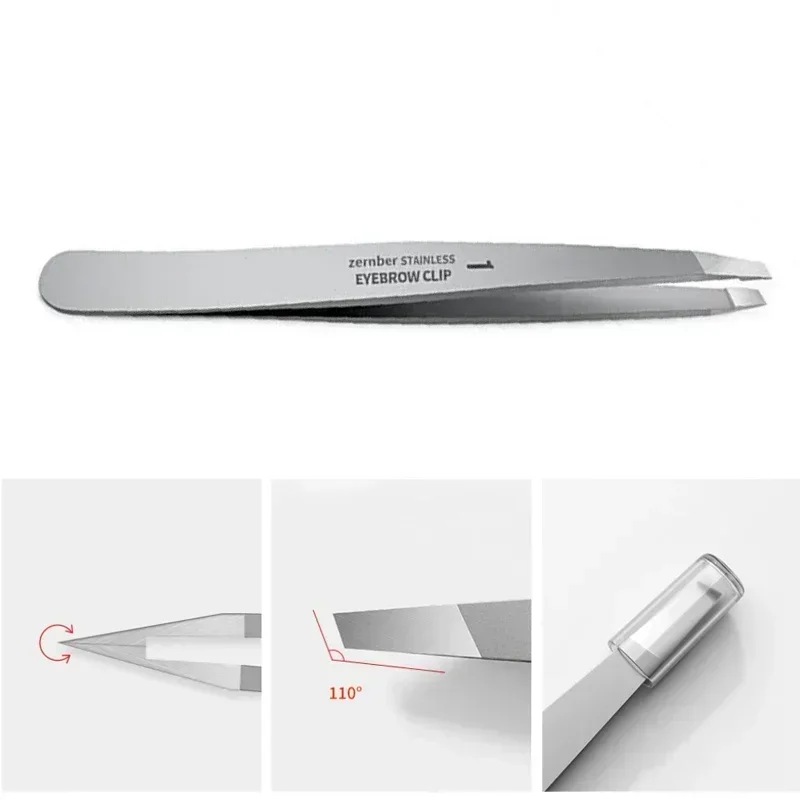Pinzas para cejas oblicuas de  - Eyelash Extension For No Eyelid reseña y precio