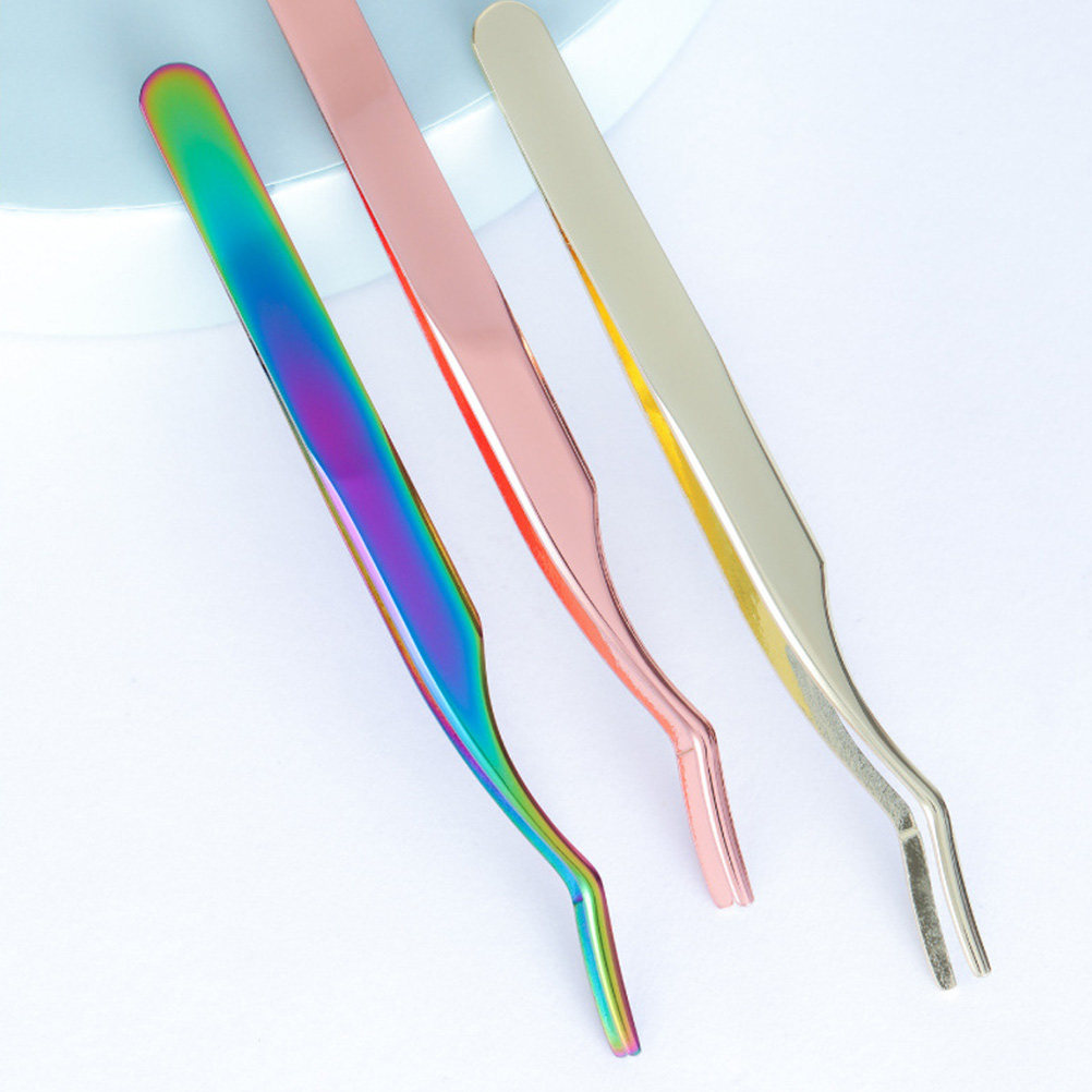 2 pinzas metálicas para pestañ - Isolation Tweezer Curved reseña y precio