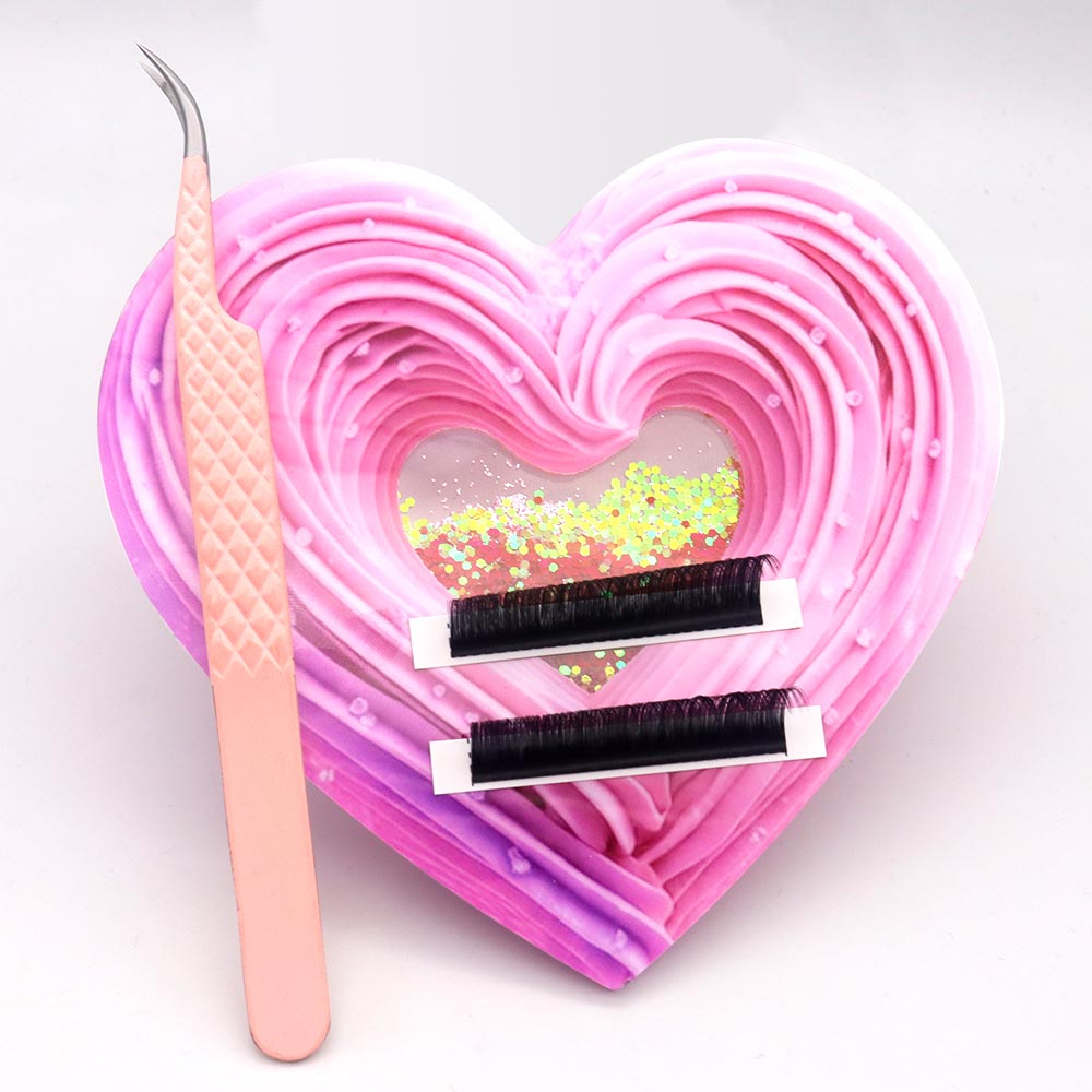 Paleta de Pestañas Acrílica 3D - Lash Extension Tweezers reseña y precio