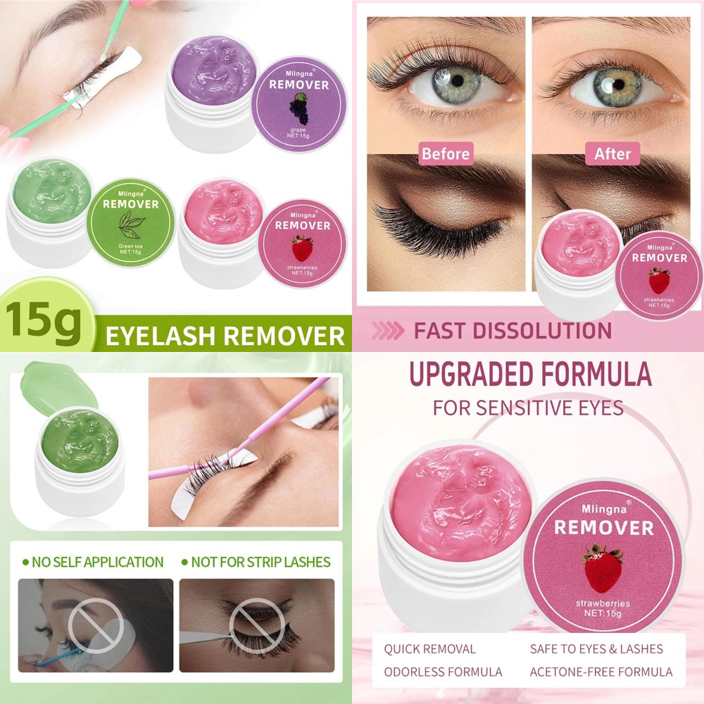 1 unidad de crema removedora d - Eyelash Extension Removal reseña y precio