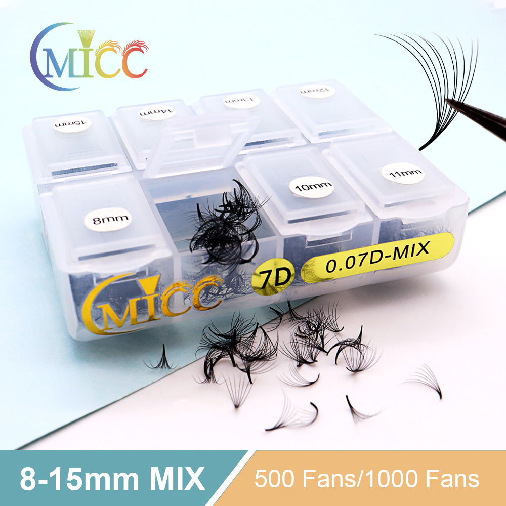 Cmicc 500/1000 Fans de Longitu - Eyelash Extension Medium reseña y precio