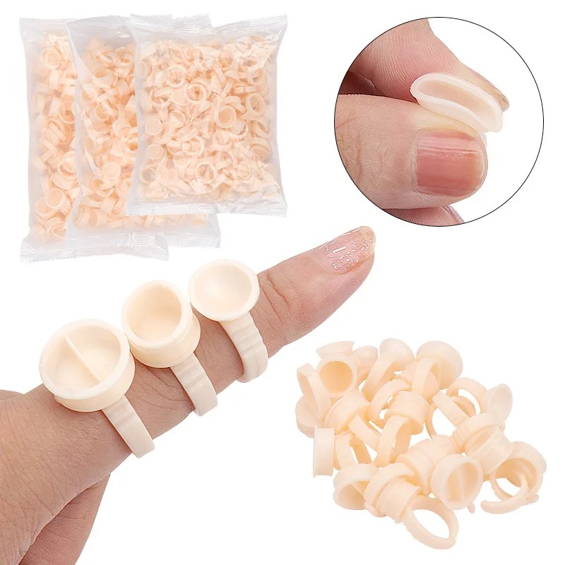 100 unidades de anillos de sil - Eyelash Extension Permanent reseña y precio