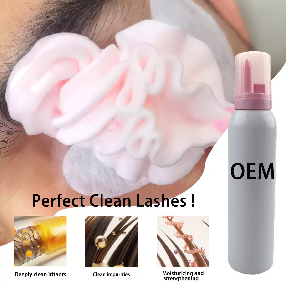 Champú para pestañas batido pe - Eyelash Extension Logo reseña y precio