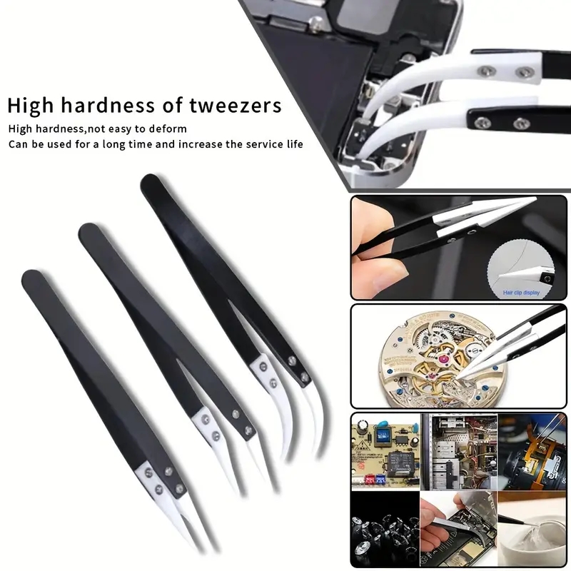 Pinzas Cerámicas Antiestáticas - Isolation Tweezer Curved reseña y precio