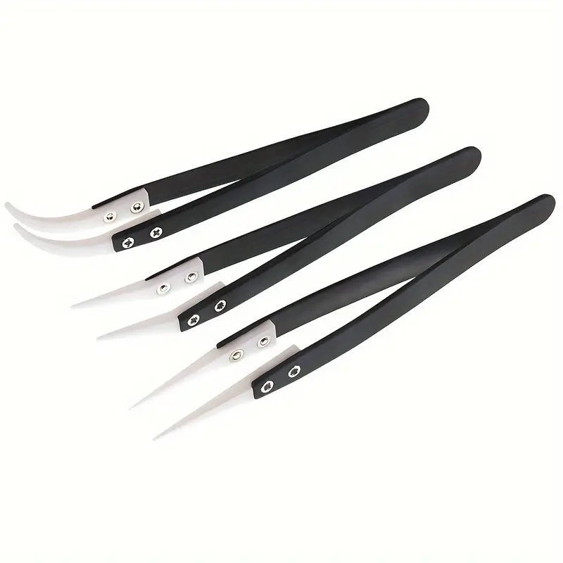 Pinzas antiestáticas de cerámi - Isolation Tweezer Curved reseña y precio